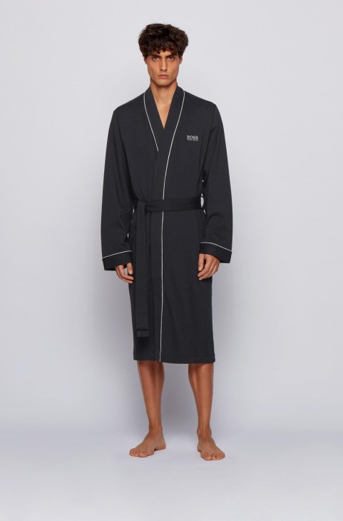 ρόμπα Boss - κιμονό - 50229070 μαύρο