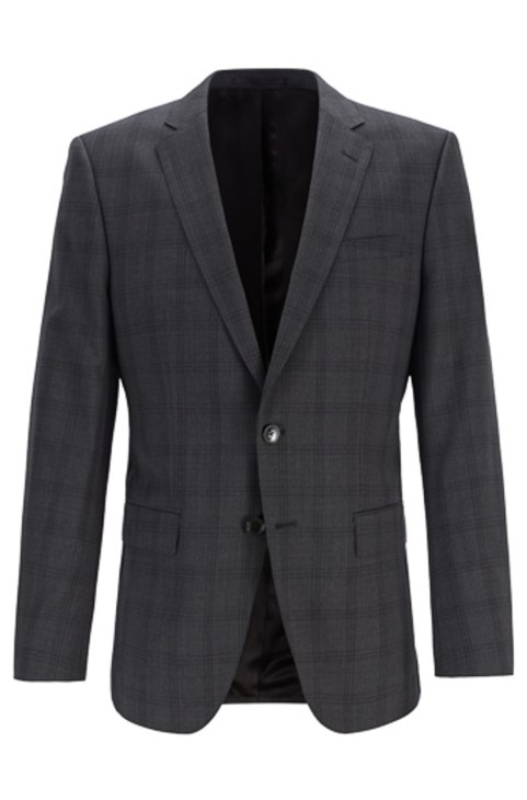 Boss αθλητικό παλτό τεράστιο6 50417614 κάρβουνο