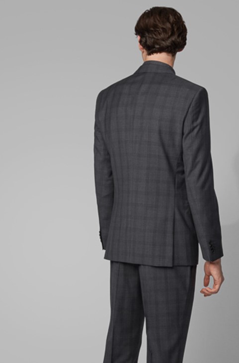 Boss αθλητικό παλτό τεράστιο6 50417614 κάρβουνο
