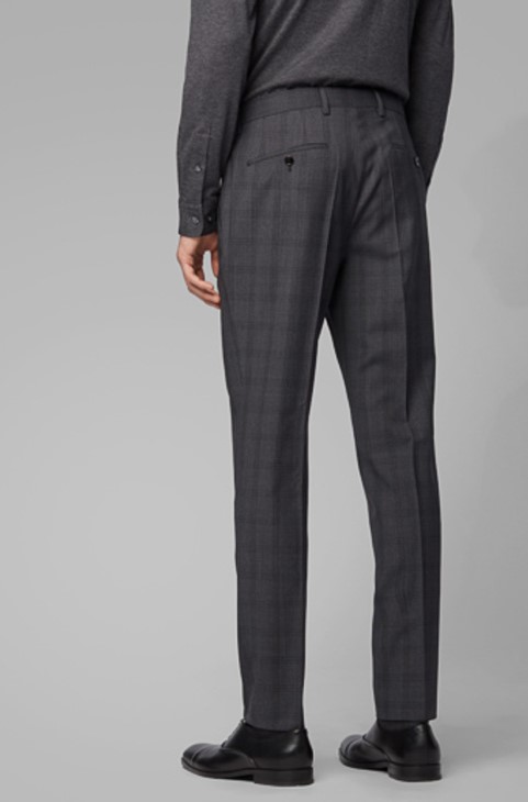 Boss Trousers Genius5 50417627 κάρβουνο
