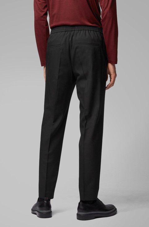 Boss Trousers Banks4 50418695 μαύρο
