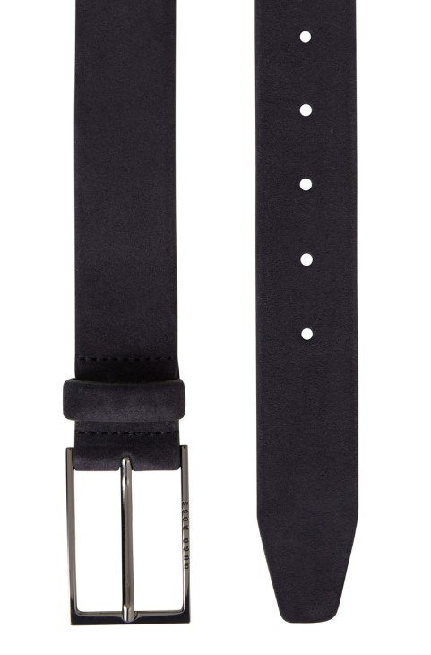 Boss Suede ζώνη Calindo 50375225 Navy
