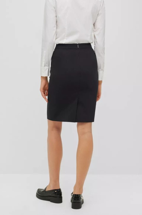 φούστα Boss Vilea 50291813 μαύρη
