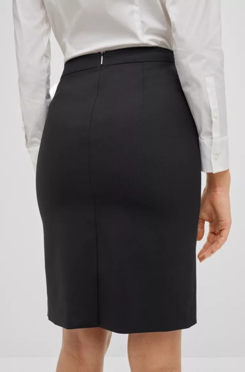 φούστα Boss Vilea 50291813 μαύρη
