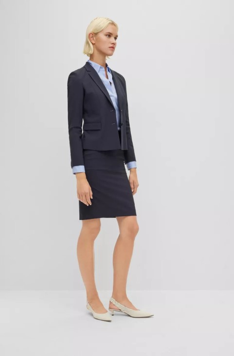 φούστα Boss Vilea 50291813 μαύρη
