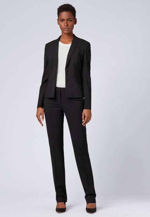 Boss Trousers Tamea 50291873 Navy
