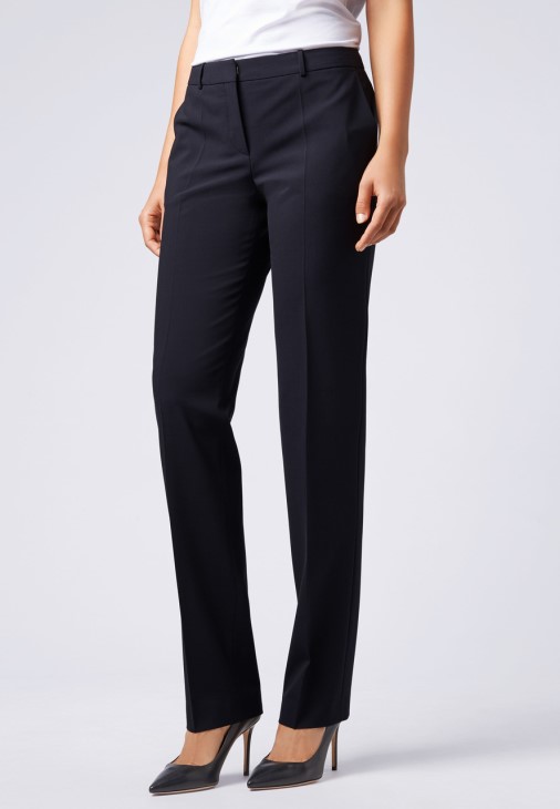 Boss Trousers Tamea 50291873 Navy
