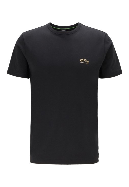 μπλουζάκι Boss κυρτό 50412363 κάρβουνο