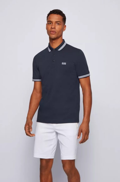 Boss Polo Paddy Nos - 50198254 μπλε
