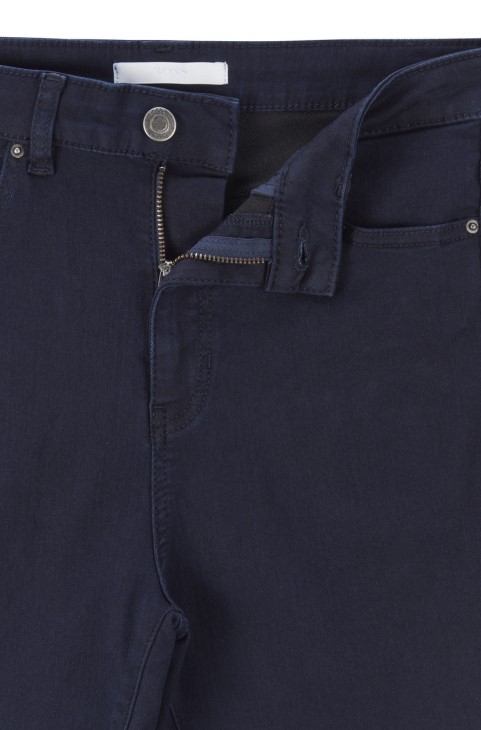 Boss Jeans Super Skinny Crop 50441158 σκούρο μπλε
