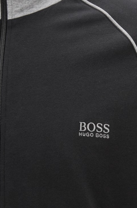 Boss Loungewear Jacket Mix&match 50379013 μαύρο
