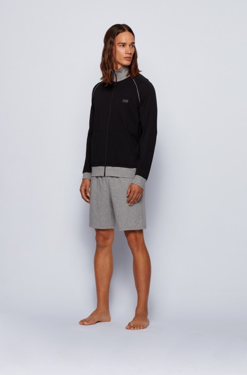 Boss Loungewear Jacket Mix&match 50379013 μαύρο
