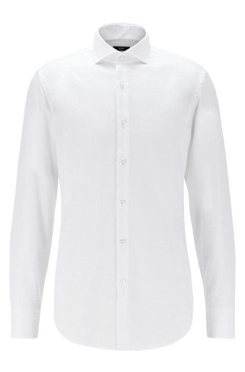 πουκάμισο Boss Bus Jason 50439143 λευκό