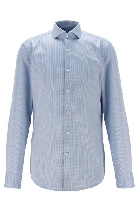 πουκάμισο Boss Bus Jason 50439161 ανοιχτό μπλε