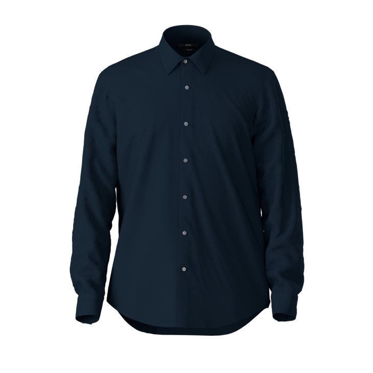 πουκάμισο Boss Bus Eliott 50413751 σκούρο μπλε