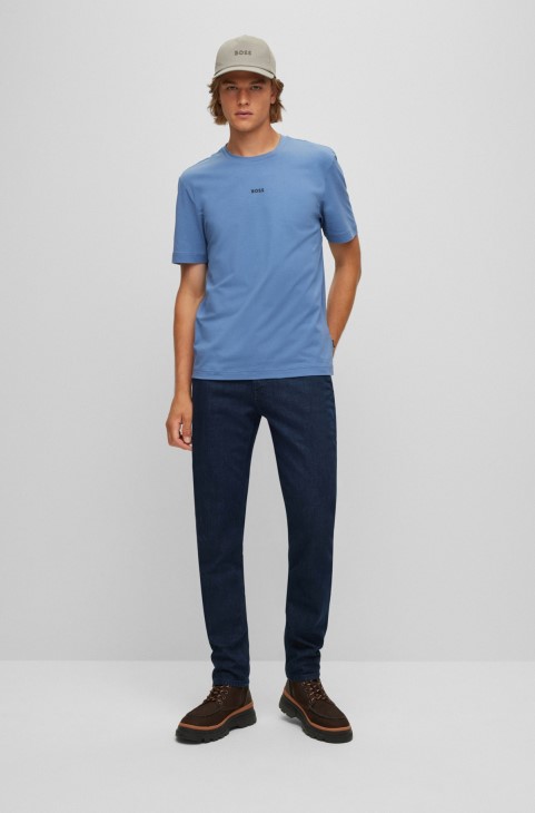 τζιν Slim-fit Hugo Boss σε μπλε Comfort-stretch τζιν σκούρο μπλε
