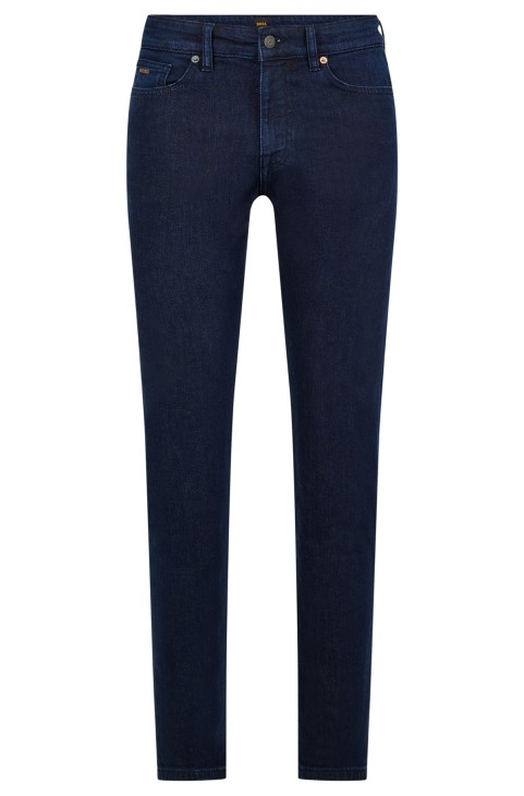 τζιν Slim-fit Hugo Boss σε μπλε Comfort-stretch τζιν σκούρο μπλε
