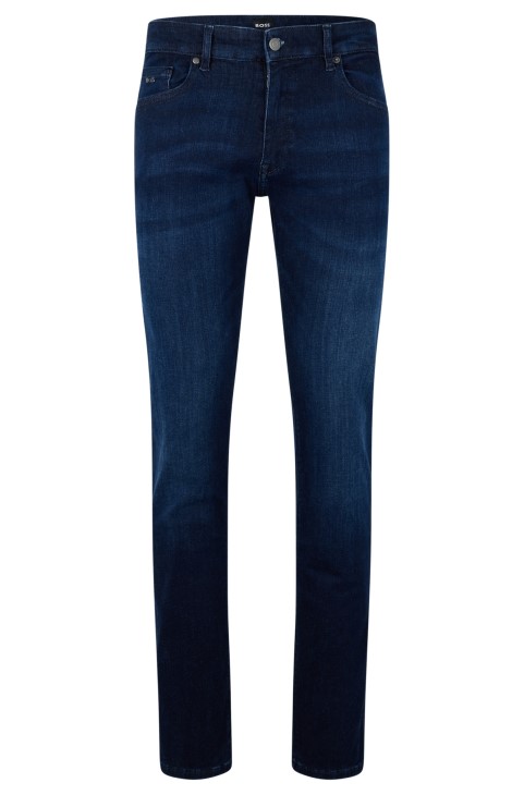 κανονική εφαρμογή τζιν σε σκούρο-μπλε Super-stretch τζιν σκούρο μπλε Hugo Boss
