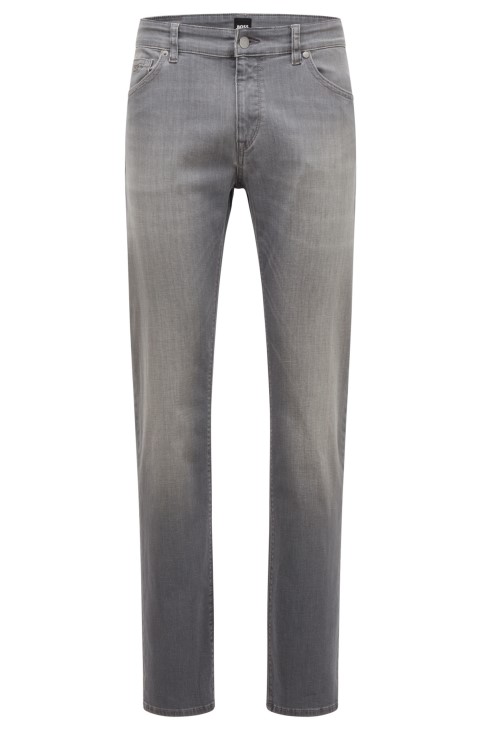 Hugo Boss γκρι τζιν με κανονική εφαρμογή σε γκρι ανάλαφρο τζιν
