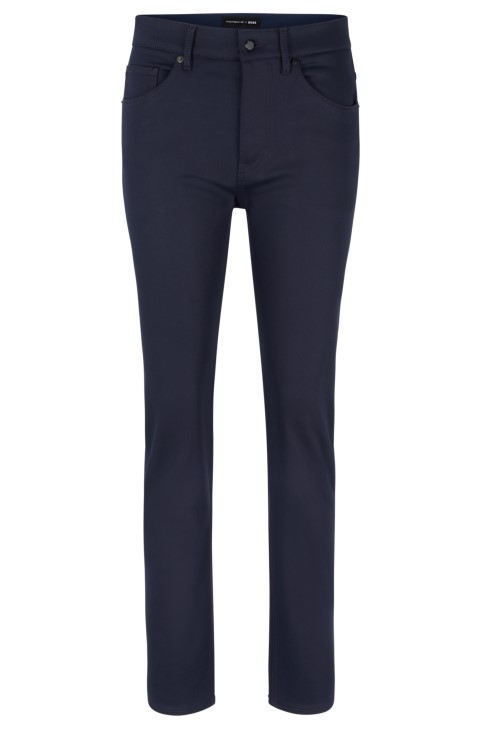 Porsche X Boss με κωνικό τζιν σε μπλε τζιν Performance-stretch