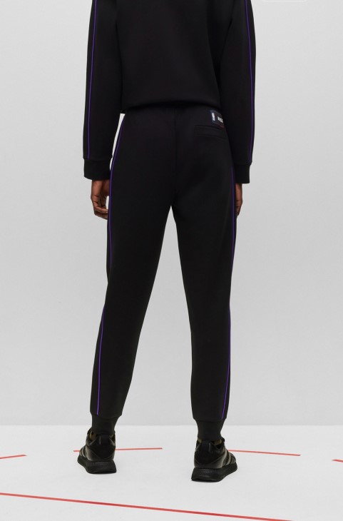 Boss & Nba παντελόνια φόρμας από βαμβακερό μείγμα
