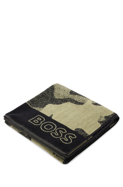 Boss & Nba πετσέτα θαλάσσης με καμουφλάζ