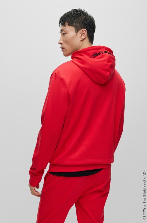 Looney Tunes X Boss Interlock-cotton Hoodie
