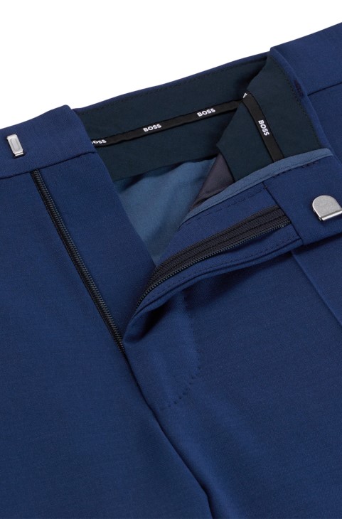 γαλάζιο επίσημο παντελόνι σε μάλλινο μείγμα Hugo Boss
