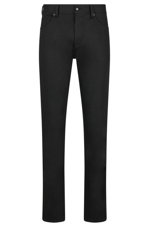 Hugo Boss μαύρο Coal-navy τζιν με σημαία Union Jack