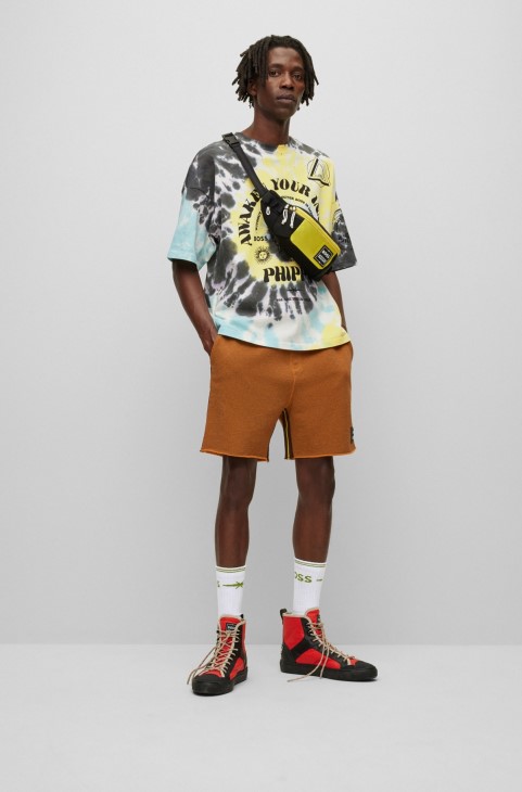 Boss X Phipps μπλουζάκι από οργανικό βαμβάκι με χαλαρή εφαρμογή
