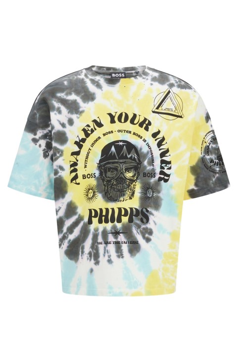 Boss X Phipps μπλουζάκι από οργανικό βαμβάκι με χαλαρή εφαρμογή
