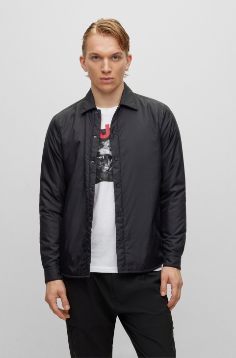 υπερμεγέθη μπλούζα Hugo Boss με μαύρη επένδυση