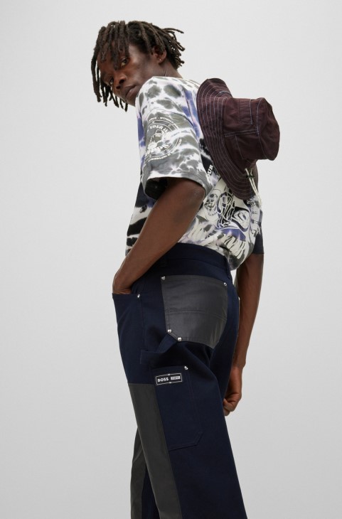 αδιάβροχο παντελόνι Boss X Phipps από υλικά που έχουν απομείνει
