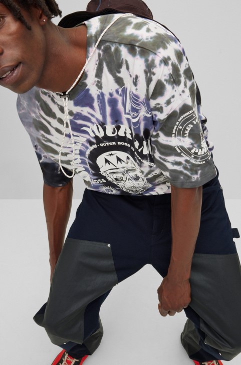 αδιάβροχο παντελόνι Boss X Phipps από υλικά που έχουν απομείνει
