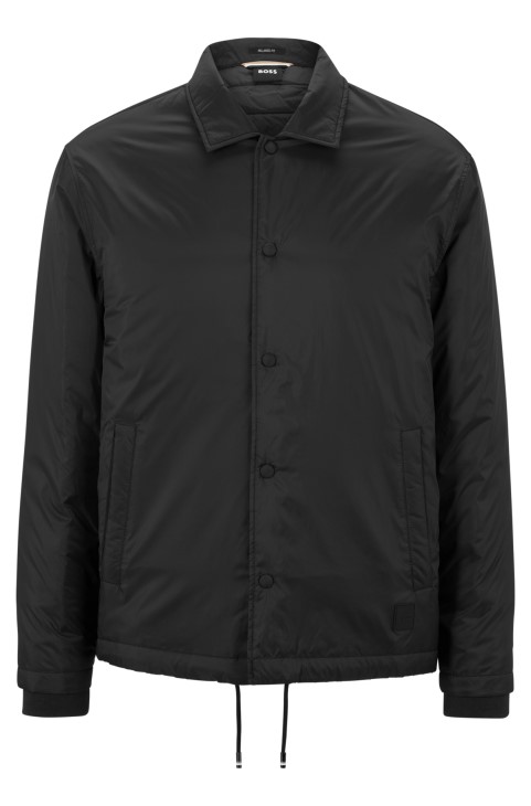 Μαύρο μπλουζάκι Hugo Boss, χαλαρή εφαρμογή, με λογότυπο
