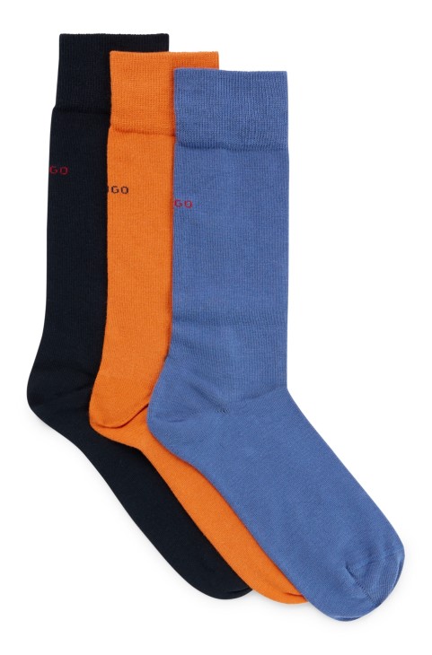 Hugo Boss με μοτίβο με τρεις κάλτσες σε μείγμα βαμβακιού