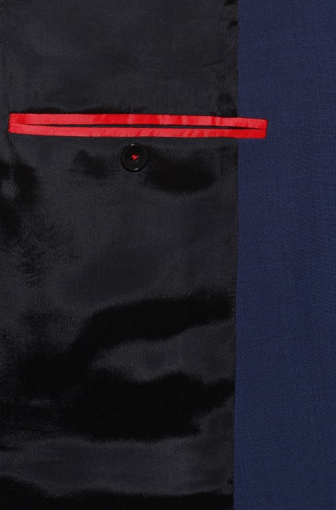 γαλάζιο εξαιρετικά λεπτό κοστούμι σε ένα σούπερ εύκαμπτο μείγμα μαλλιού Hugo Boss
