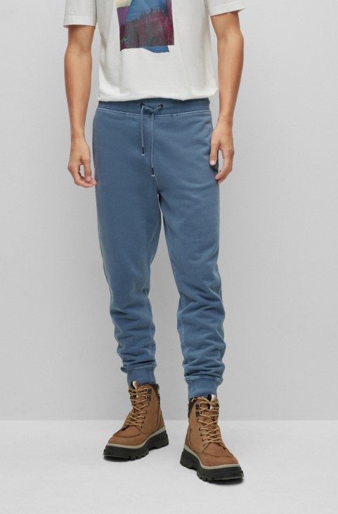 Φόρμα φόρμας με χαλαρή εφαρμογή σε μπλε βαμβακερό Hugo Boss μπλε