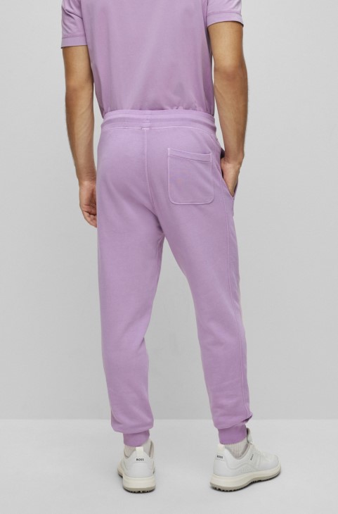 ανοιχτό μωβ φόρμα φόρμας Hugo Boss με χαλαρή εφαρμογή από βαμβάκι γαλλικού τύπου
