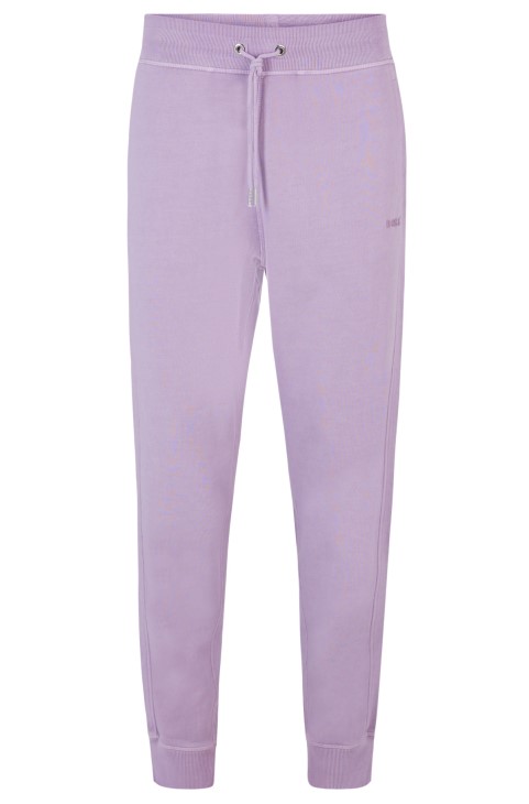 ανοιχτό μωβ φόρμα φόρμας Hugo Boss με χαλαρή εφαρμογή από βαμβάκι γαλλικού τύπου
