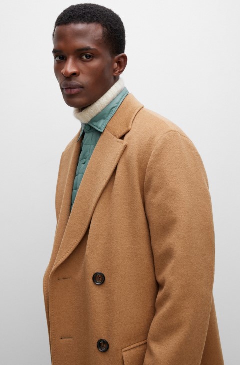 Hugo Boss καπιτονέ κανονική μπλούζα με λογότυπο ανοιχτό πράσινο
