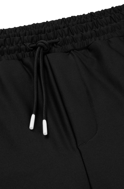 Hugo Boss X Matteo Berrettini λογότυπο παντελόνι αθλητικής φόρμας με χαρακτηριστικές ρίγες και στριφώματα με μανσέτες
