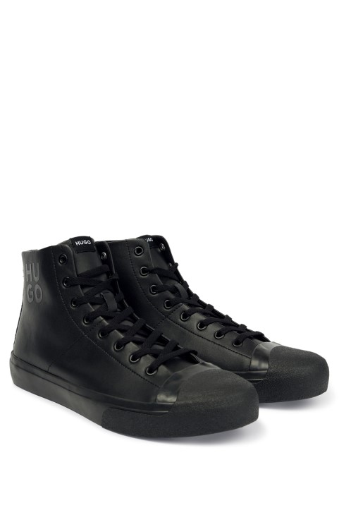 Προπονητές με στοιβαγμένα λογότυπα με βουλκανισμένο μαύρο αφεντικό Hugo