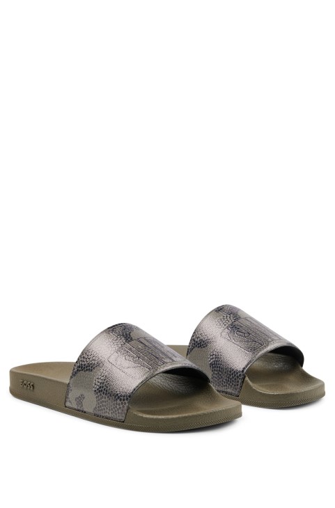 πράσινες διαφάνειες καμουφλάζ Hugo Boss με συλλογική επωνυμία