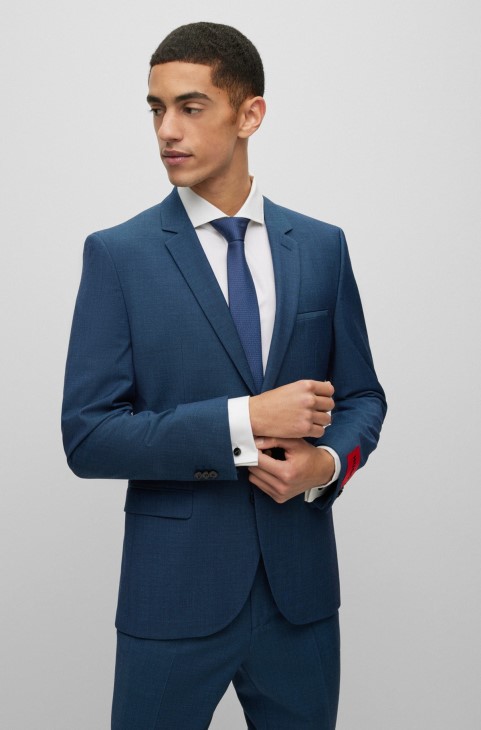 μαύρο Hugo Boss στρογγυλά μανικετόκουμπα με έγχρωμο εμαγιέ πυρήνα
