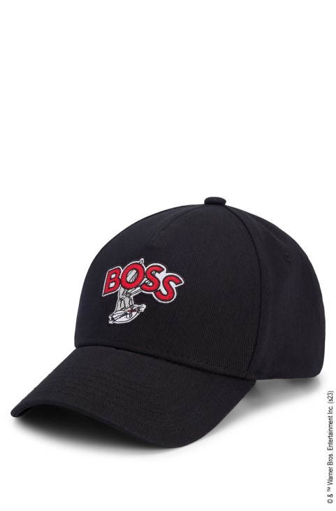 Looney Tunes X Boss βαμβακερό καπέλο με λογότυπο και Patch χαρακτήρων