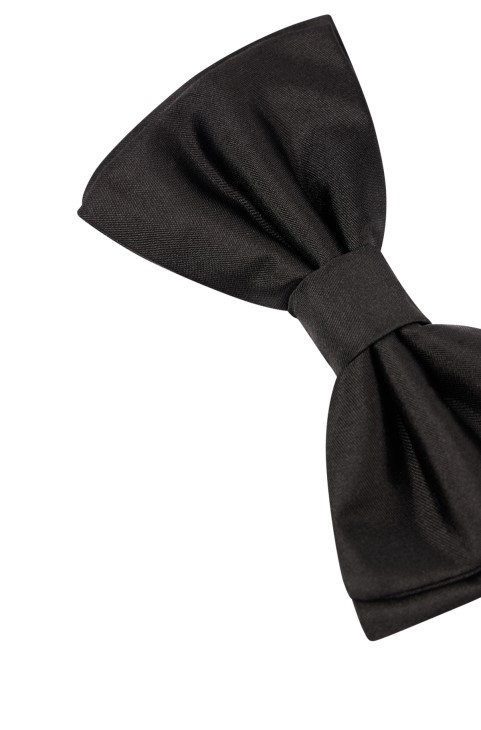 μαύρο παπιγιόν ιταλικής κατασκευής σε μεταξωτό ζακάρ Hugo Boss
